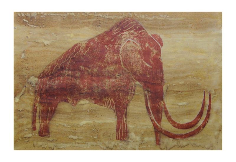 Postkarte Mammut